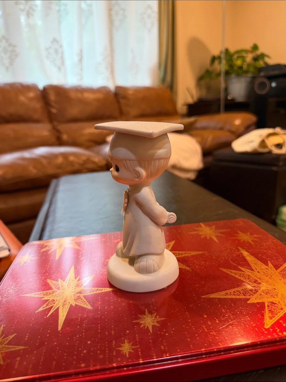 Precious moment Porcelain Graduation Figurine - Student Statue